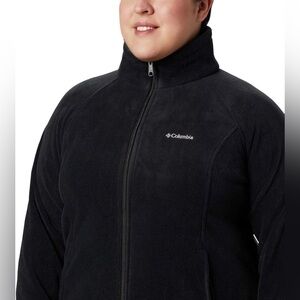 Columbia Black Benton Springs Full Zip Fleece Jacket Women’s Size Large